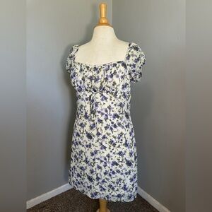 Summer Dress By La Belle 
Purple and white floral mini dress
